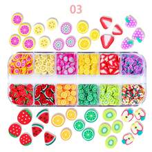 1 Hộp Trái Cây Hoa Lát Bùa Cho Đất Sét Polymer Nhựa Làm Chất Nhờn 3D Fimo Các Mảnh Ghép Đa Dạng Dán Số Lượng Lớn Cho Đồ Thủ Công DIY Nghệ Thuật Làm Móng Son Bóng Vật Dụng Trang Trí Điện Thoại Di Động - Nhiều màu - Xem 13