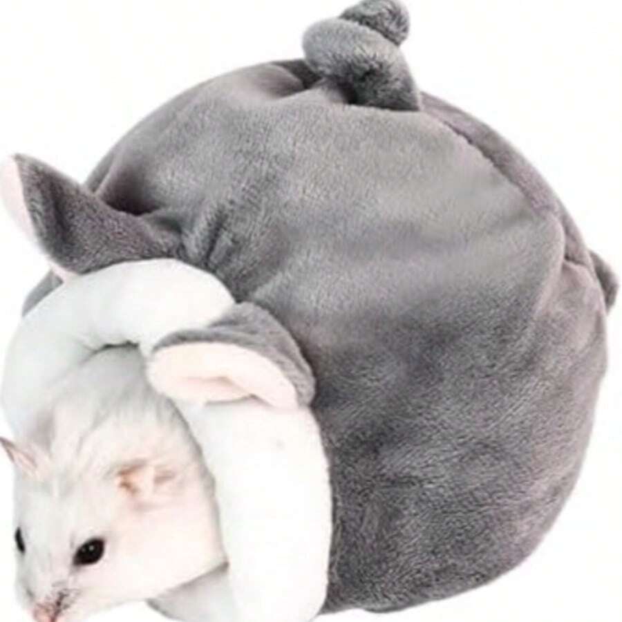 1 件黄金仓鼠窝，冬季温暖冬眠庇护所，适合仓鼠、沙鼠、龙猫 - 彩色 - 查看 1