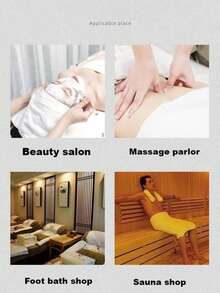 一次性浴裙浴袍，适用于美容院、男女通用无纺布桑拿房及桑拿服、轻薄睡衣、旅行、美容院、理疗及桑拿沙龙宾客裙（粉色、蓝色、白色）、学校、返校季、旅行、旅行必备、居家必备、毛巾、护肤品 - 彩色 - 查看 5