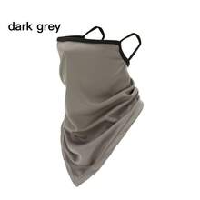 قطعة واحدة من الوشاح القناع الباندانا مع حلقات الأذن ، غطاء الرقبة بالاكلافا حماية من الغبار والأشعة فوق البنفسجية للوجه للنساء والرجال في الهواء الطلق ، أغطية الرأس للتزلج