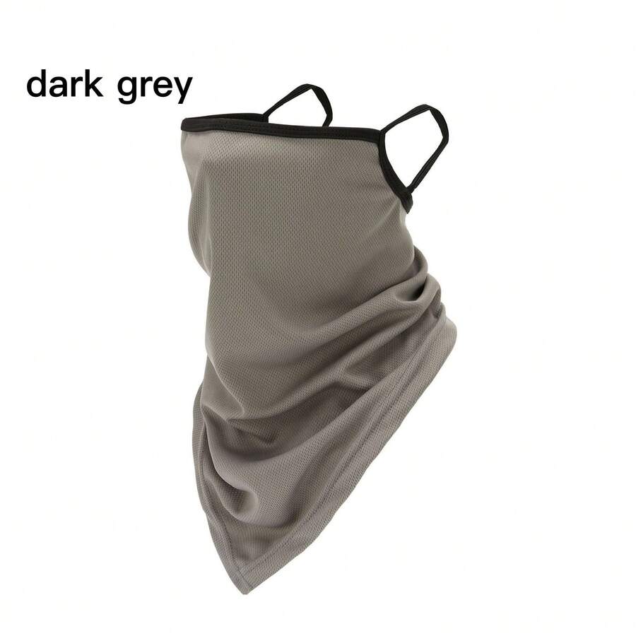 قطعة واحدة من الوشاح القناع الباندانا مع حلقات الأذن ، غطاء الرقبة بالاكلافا حماية من الغبار والأشعة فوق البنفسجية للوجه للنساء والرجال في الهواء الطلق ، أغطية الرأس للتزلج