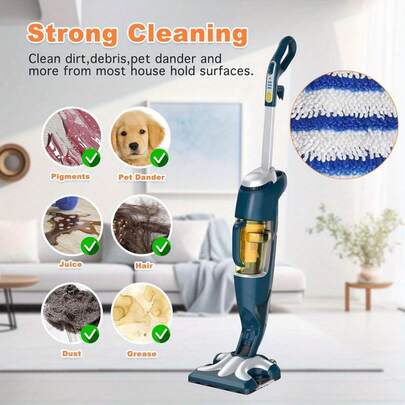 2 piezas Almohadillas de repuesto de microfibra ultra para Rowenta Steam Mop ZR005801/RY7/RY8 Series, ZR005801, ZR005804, ZR850002, RY8561WH, RY8544WH, RY7757WH, RY7731WH, RY7597WH, RY7591WH, RY7585WH, RY7577WH, RY7557WH, RY7535WH, RY7517WH, YY2731FE Paños de mopa