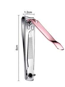 ANDVICTORY 2/4Pcs Nail Clippers Toenail Clippers Fingernail Clipper Set Carbon Steel Ultra Sharp Sturdy Curved Edge Cutter Trimmer Finger Nail Clip For Adults Men Women Nail Cleaner - Multicolor - View 5