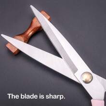Heavy Duty Fabric Sewing Scissors, Multi-Purpose Tailor Shears, Stainless Steel Ultra Sharp Blades For Textile Crafts, Comfortable Grip With Protective Cover