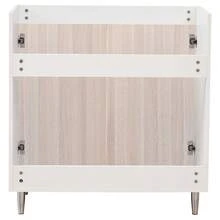 Shally Dogan Mobile Sottolavello per Cucina 2 Ante componibile Mobiletto base da 80 per lavello 80 x 50 x 85 cm