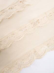 Meguma Women's Lace Trim Half Slip Skirt Underslip,Prevents Transparency And Riding Up