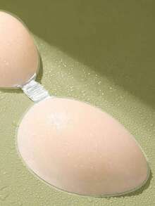 1pc Women's Waterproof Thickened Silicone Nipple Covers, Invisible Strapless Adhesive Bra, Reusable Silicone Bra, Push-Up Effect For Small Breasts, Lift And Gather For Large Breasts, Anti-Sagging Lift And Support. Perfect For Wedding Photography, Strapless Dresses, Swimwear, Bikinis, Backless Outfits And Evening Gowns. - Apricot - View 6