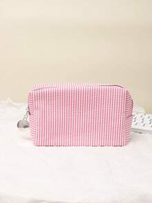 个性化伴娘化妆包，薄纱女孩化妆包，大容量化妆包，伴娘新娘礼物，化妆品收纳包，刺绣洗漱包，刺绣化妆包，伴娘化妆包，伴娘礼物，女士礼物，礼品，多用途，大容量，适合假日/度假、户外/野餐/旅行/徒步/运动/登山、商务/通勤/工作/办公室等各种场合，包包，2025万圣节配饰，日常旅行必备，旅行收纳包 - 彩色 - 查看 17