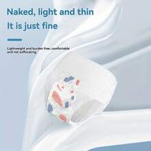 10片/包 女性夜间防漏内裤，透气卫生巾，经期适用 - 白色 - 查看 2