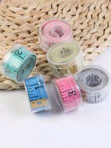 1/3/5pcs Modern Sewing Tape Measure, Multiple Colors Available, Precise Measuring Tool Suitable For Clothing Cutting, Fitness Measurement, DIY Crafts And More (Color Random)
