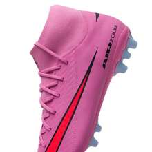 Nike Giày bóng đá ZM SUPERFLY 10 ACADEMY AG, Đinh AG, Giảm xóc, Độ bám, Nam, Sân cỏ nhân tạo dài, Thi đấu & Tập luyện, FQ8329-600 - Hồng hạc bí ẩn Đỏ/Đen/Đỏ cam sáng - Xem 8