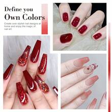 LIMEGIRL 4-Color Gel Nail Polish Set, Seasonal Color Series, Long-Lasting And Durable, Soak-Off Gel Nail Polish Set, DIY Manicure Set, Salon & Home Manicure Gift, For Women