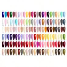 Light Green Gel Nail Polish 1Pcs Sage Green Gel Polish Mint Color High Gloss Soak Off U V Nail Manicure Salon DIYDEVO - 9020-Xanh lá cây xô thơm - Xem 7