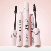 ColourPop Level Up Máscara Alargadora - Máscara negra construible para levantar y alargar las pestañas - Separa y extiende la longitud de las pestañas - Fórmula acondicionadora con vitamina C y E - Negro (7 ml)