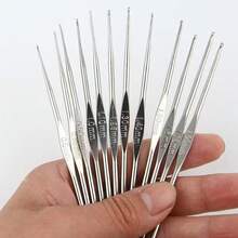 22pcs Crochet Hook Set, Colorful Aluminum Crochet Hooks, Handmade DIY Yarn Knitting Tools, Random Color - Multicolor - View 3
