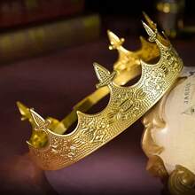 1pc Adjustable Crown - Zinc Alloy, No Feathers, Suitable For Parties And Holidays