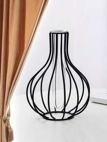 1 szt. Wazon-latarnia w stylu europejskim, lekka, luksusowa, hydroponiczna dekoracja domu z żelaza i szkła, kompozycja kwiatowa do salonu