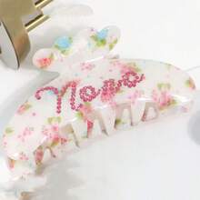 Personalized Hair Claw, Hair Clips, Hair Barrettes, Diamond Hair Claw, Hair Accessories, Custom Name Hair Clips, Hair Claw, Pink Princess Gift Sequines, Fashion , Colorful, Cute, Adorable, Friends, Grandparents, For Teenagers, Junior High School Students, Middle School Students, High School Senior High School Students, College Students, University Students, Freshman, Sophomore, Underclassmen,Customized Hair Accessories,End Of Summer,Forest Tones - Multicolor - View 23