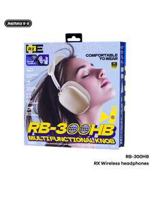 Remax Bluetooth Headphones Over Ear, 12 Hours Playtime Wireless Headphones With Up To 300 Hours Battery Standby, Support Answer Call(Black), Premium Gift For Friend, Classic Best Seller Of Store - 多色-300HB - 查看 8