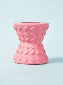 PETSIN 1 件互动治疗药物狗玩具 - 适用于攻击性咀嚼狗骨头 - 超级狗玩具 - 坚韧的狗玩具骨头，天然橡胶吱吱哑铃