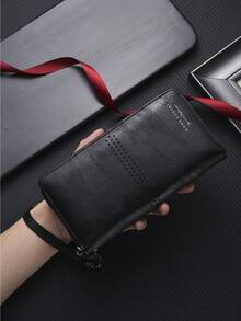 Men's Wallet, Fashionable Large Capacity Multi-Card Slot Casual Phone Pouch Coin Purse Handbag - Multicolor - View 6