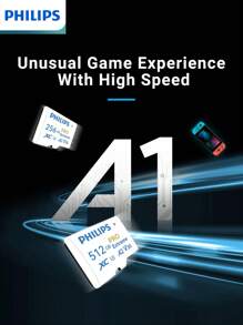 PHILIPS 飞利浦大容量高速存储卡，兼容多种智能设备，扩展内存，支持手机APP数据迁移，快速电脑文件传输