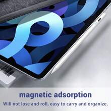 适用于 2018 年及之后 Apple iPad 的主动式触控笔，电容式触控笔，配备 2 个替换笔尖，防误触，精准控制，书写流畅，高端电容式触控笔（仅兼容 2018 年及之后 Apple iPad 系统，不适用于电阻式或电磁式屏幕）