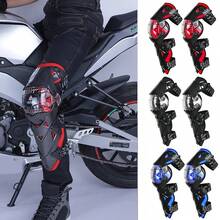 Rodilleras para motocicleta, protectores de rodilla para carreras de moto, protector de rodilla para motocross, rodilleras antiabrasión para motocicleta, equipo de protección para ciclismo, accesorios de ciclismo, artículos esenciales para conductores, regalos para conductores hombres y mujeres - Multicolor - Ver 1