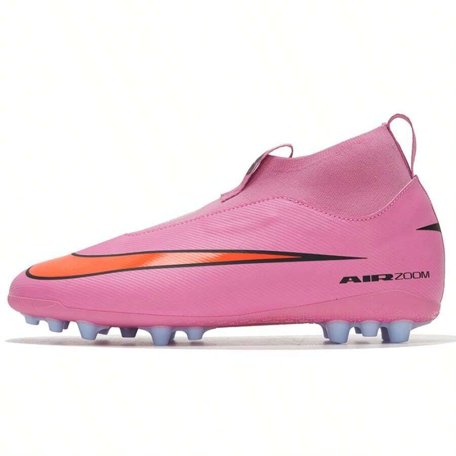 Nike JR ZOOM SUPERFLY 10 ACADEMY AG Football Shoes, AG Studs, Youth Match & Training FQ8308-600 - Mysterious Flamingo Red/Black/Bright Orange Red - View 1