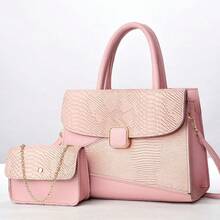 Women Top Handle Bags - 粉紅色 - 查看 2