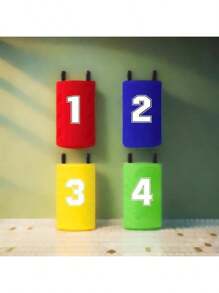 4 件土豆袋赛跑和跳跃袋 - 39.37 英寸耐用户外家庭游戏，适合生日派对、狂欢节、土豆袋赛跑袋、户外派对游戏、跳跃袋、毕业典礼、派对、运动会、生日派对、户外家庭聚会、烧烤、派对用品 - 彩色 - 查看 7