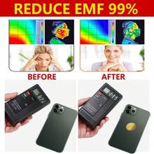 6/3/1pc Anti Radiation Protector Shield EMF Protection 26 Mm Round Cell Phone Sticker EMR Blocker Protection Stickers For Mobile Phones Computers Laptops Electronic Devices Supplies