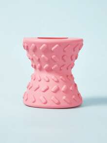 PETSIN 1 件互动治疗药物狗玩具 - 适用于攻击性咀嚼狗骨头 - 超级狗玩具 - 坚韧的狗玩具骨头，天然橡胶吱吱哑铃