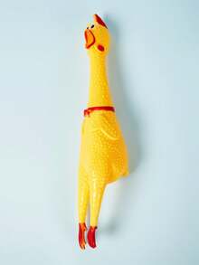 PETSIN Upgraded Screeching Chicken Pet Toy, Hot-Selling Dog Screaming Chicken Stress Relief Squeeze Squeaky Toy For Dogs Cats, Creative Funny Scream Chicken Plaything For Pet Entertainment - Multicolor - View 5