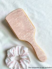 1pc Personalized Fashionable Acrylic Glitter Marble Name Customized Hair Comb, Unique Bridal Party Bridesmaid Gift, Custom Bridesmaid Hair Accessory, Gift For Her/Mom - Multicolor - View 25