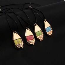 1 件动漫数码宝贝大冒险项链标签和徽章数码宝贝徽章吊坠项链数码怪兽进化系列礼物