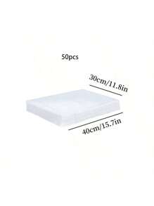 10/50/100/150pcs Transparent Vacuum Bags, Textured Matte Sealed Bags, Plastic Packaging Bags, Vacuum Compression Storage Bags - White - View 19