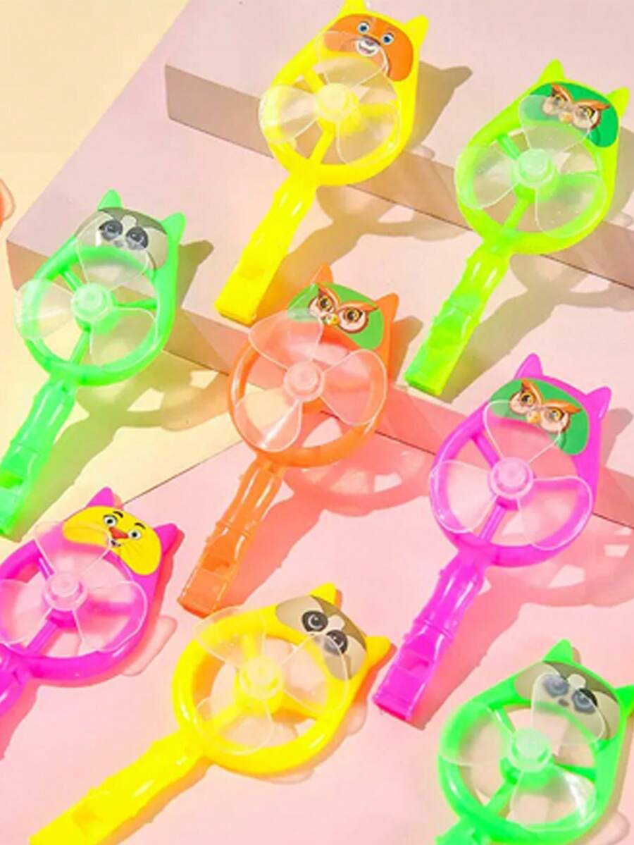 20pcs Colorful Pinwheel Whistles, 12cm/4.72in Length, 6.5cm/2.56in Width. Fun Party Favors To Liven Up The Atmosphere. Party Supplies: Small Toys, Christmas Gifts, Christmas Essentials, Cheering Props, Candy Whistles, Pinwheels, Colorful Pinwheels, Referee Whistles, Loud Outdoor Sports Whistles, Halloween Gifts, Christmas Gifts. Give Your Family A Gift And Surprise! - Multicolor - View 1