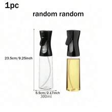 3/2/1pc Oil Spray Bottle, Kitchen Household Barbecue Olive Oil Cooking Spray Oil Atomization Fat Reduction Oil Spray Artifact, Oil Spray Dispenser Refillable Spray Bottle Outdoor Barbecue Cooking Kitchen Supplies