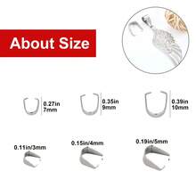 88 件不锈钢扣钩吊坠连接器适用于 DIY 项链手链耳环 - diy - 查看 2