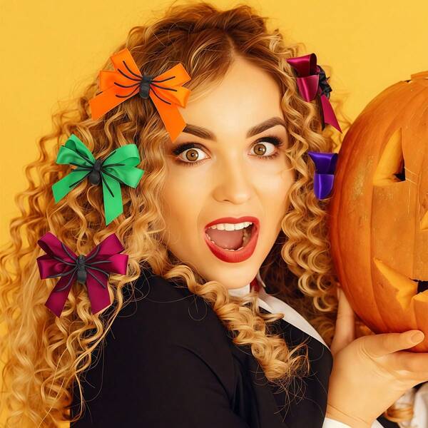 1PC Bows Shape Barrettes Sophisticated Small Hair Pin Birthday Party Girls Hair Pin For Women And Girls