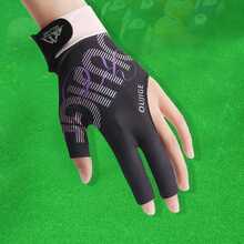 1 Pc Billiards Glove Left Hand Three Finger Snooker Billiard Glove Non Slip Stickers Elastic Billiard Training Gloves Accessories - Multicolor - View 8