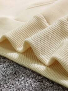 Felpa con cappuccio casual con stampa giapponese, vestibilità ampia, con tasche, maniche lunghe, da uomo