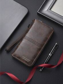 Men's Wallet, Fashionable Large Capacity Multi-Card Slot Casual Phone Pouch Coin Purse Handbag - Multicolor - View 12