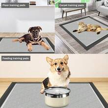 Charcoal Puppy Pads 28x34 Inches Extra Large Dog Pee Pads OdorControl LeakProof Disposable Pet Training Black New EdgeWrapping Thicken Potty Pad For Dogs Cats Rabbits 30 Pieces - 特大號28吋x34吋-30個 - 查看 6