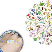 120片透气透明贴纸，卡通印花风格 - 图案随机，适合送给情侣、作为节日礼物、日常用品 - 彩色 - 查看 6