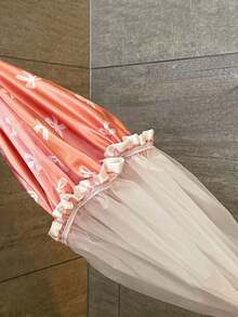 New Waterproof Shower Cap - Double Layer High Quality Shower Cap, Suitable For Protecting Head During Shower, Also Can Be Used In Kitchen To Prevent Cooking Oil Fume - Multifunctional Cap - Multicolor - View 5