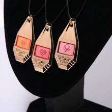 1 件动漫数码宝贝大冒险项链标签和徽章数码宝贝徽章吊坠项链数码怪兽进化系列礼物