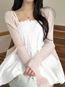 2025 Spring/Summer Fashion Versatile Chic Women Camisole Top - White - View 5