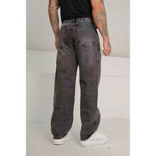 Balao Straight Baggy Jeans, Light And Dark, Skate Style - 鏽棕色 - 查看 5